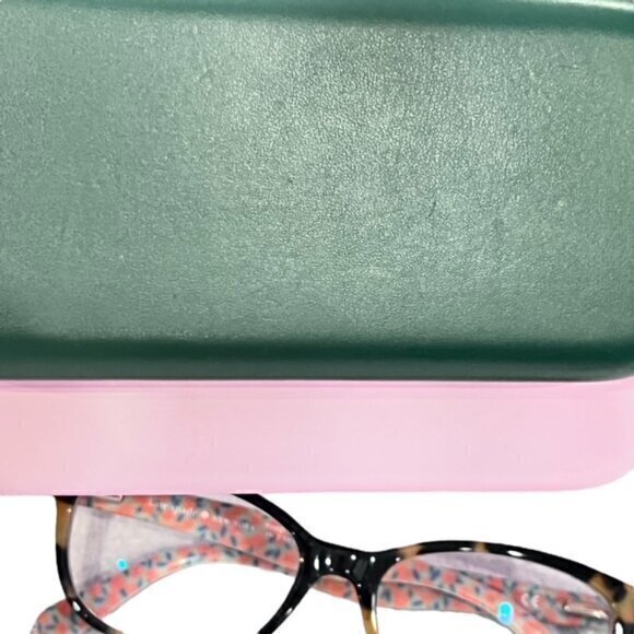 Kate Spade Women's Eyeglasses Brylie 2NL Tortoise Frame 135 with Pink Green Case - Picture 2 of 12